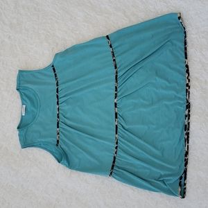 Sleeveless Top with a touch of Wild